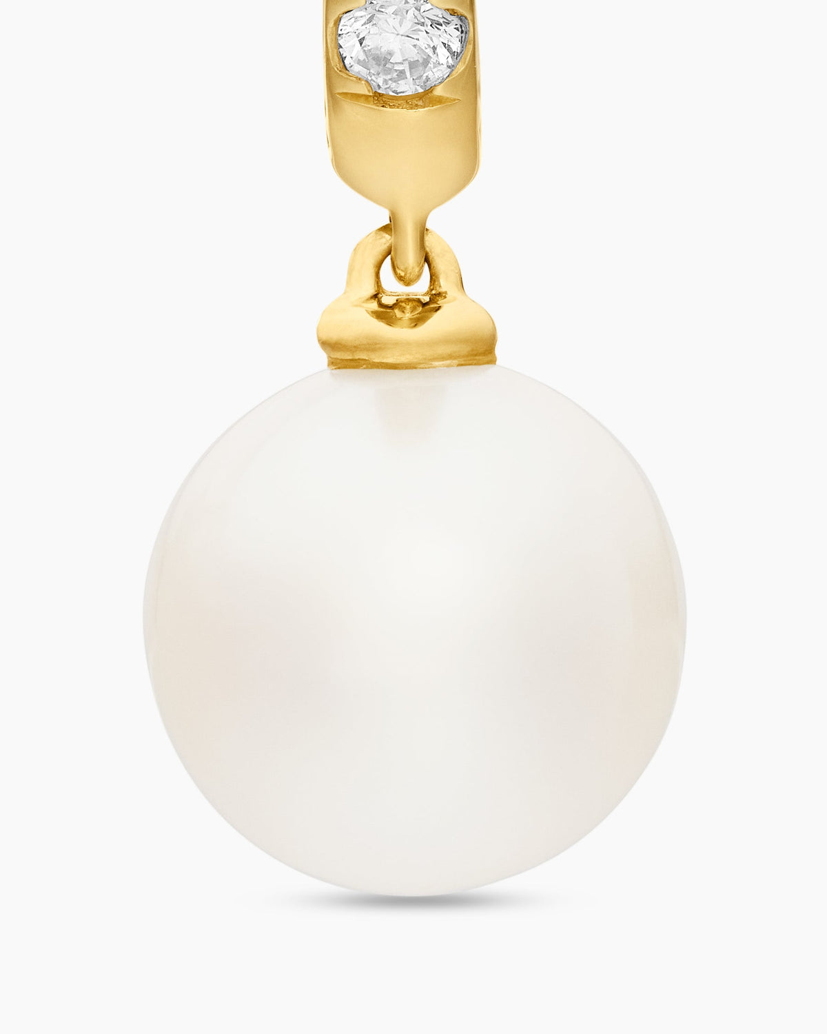 David Yurman Pearl and Pavé Drop Earrings David Yurman Women’s