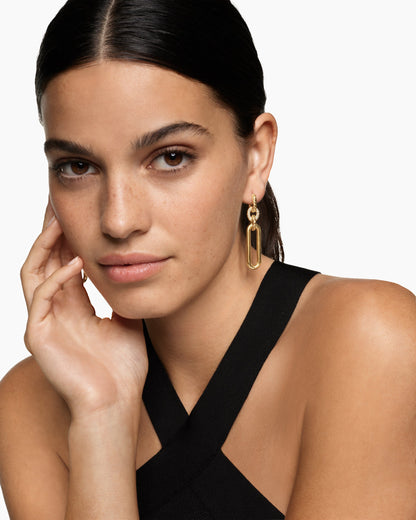David Yurman Lexington Double Link Drop Earrings David Yurman Women’s
