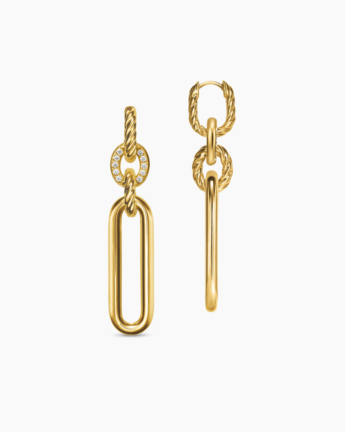 David Yurman Lexington Double Link Drop Earrings David Yurman Women’s