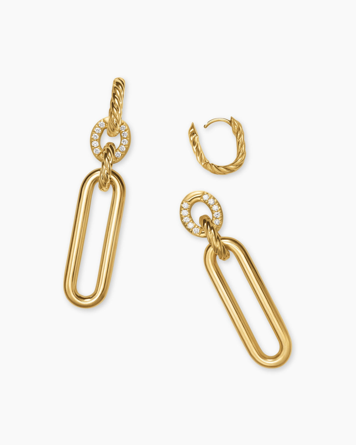 David Yurman Lexington Double Link Drop Earrings David Yurman Women’s