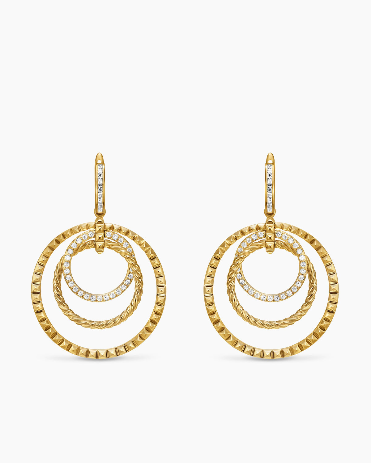 David Yurman Crossover Trio Drop Earrings David Yurman Women’s
