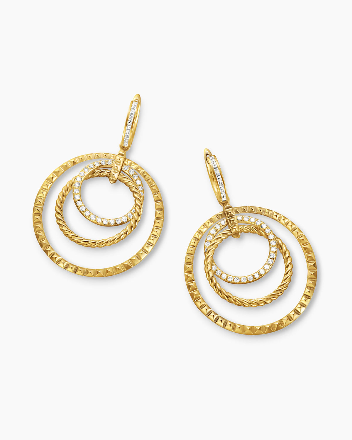 David Yurman Crossover Trio Drop Earrings David Yurman Women’s