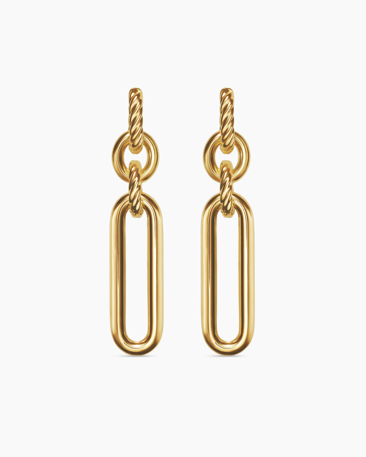 David Yurman Lexington Double Link Drop Earrings David Yurman Women’s