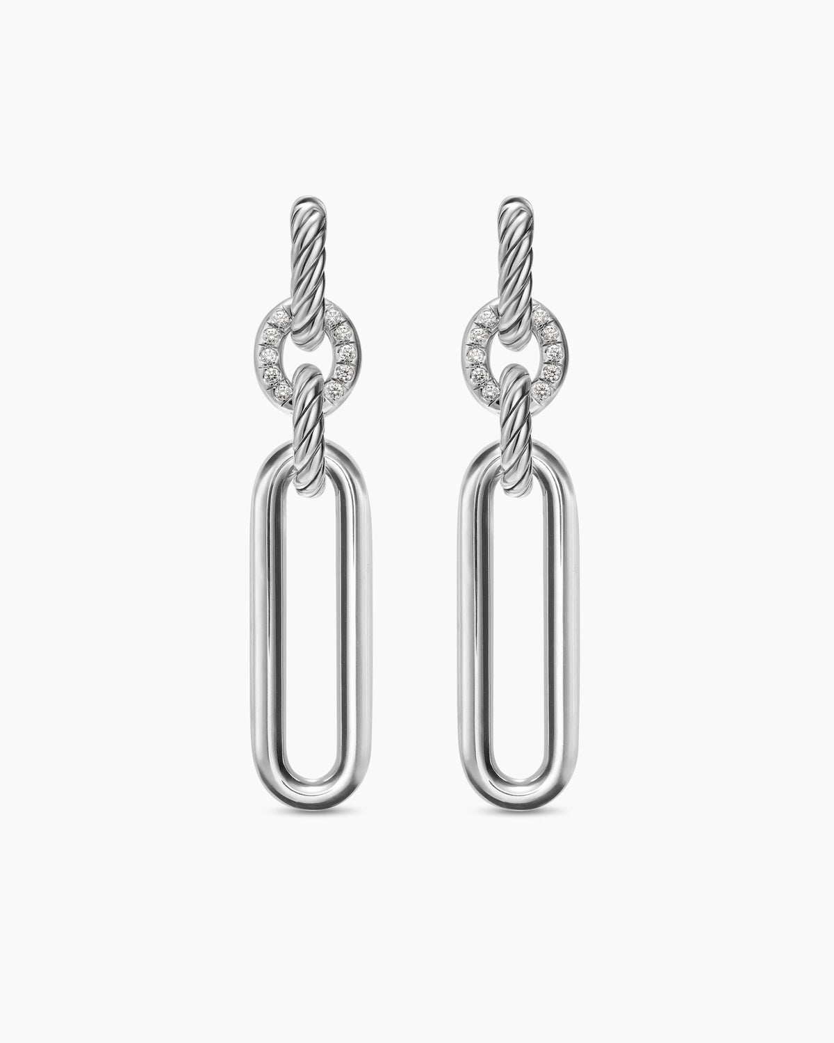 David Yurman Lexington Double Link Drop Earrings David Yurman Women’s