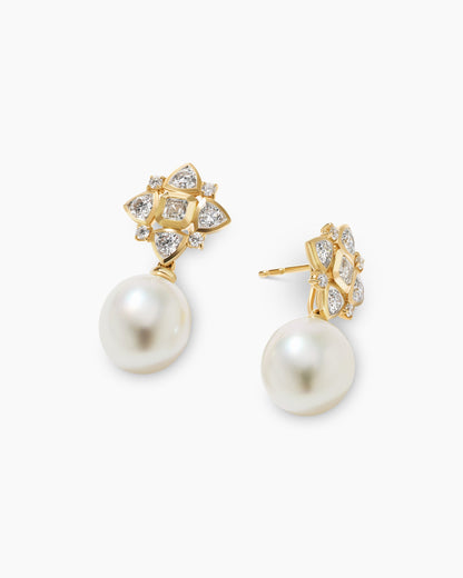 David Yurman Renaissance Pearl Trillion Drop Earrings David Yurman Women’s