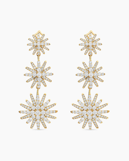 David Yurman Starburst Triple Drop Earrings David Yurman Women’s