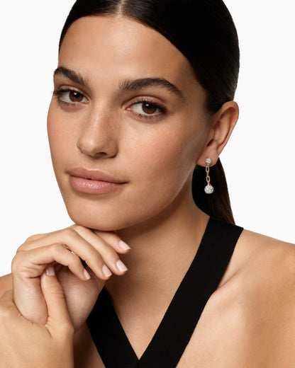 David Yurman DY Madison Pavé Bead Drop Earrings David Yurman Women’s