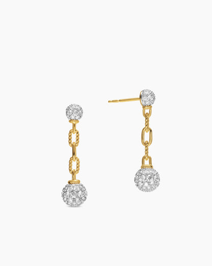 David Yurman DY Madison Pavé Bead Drop Earrings David Yurman Women’s