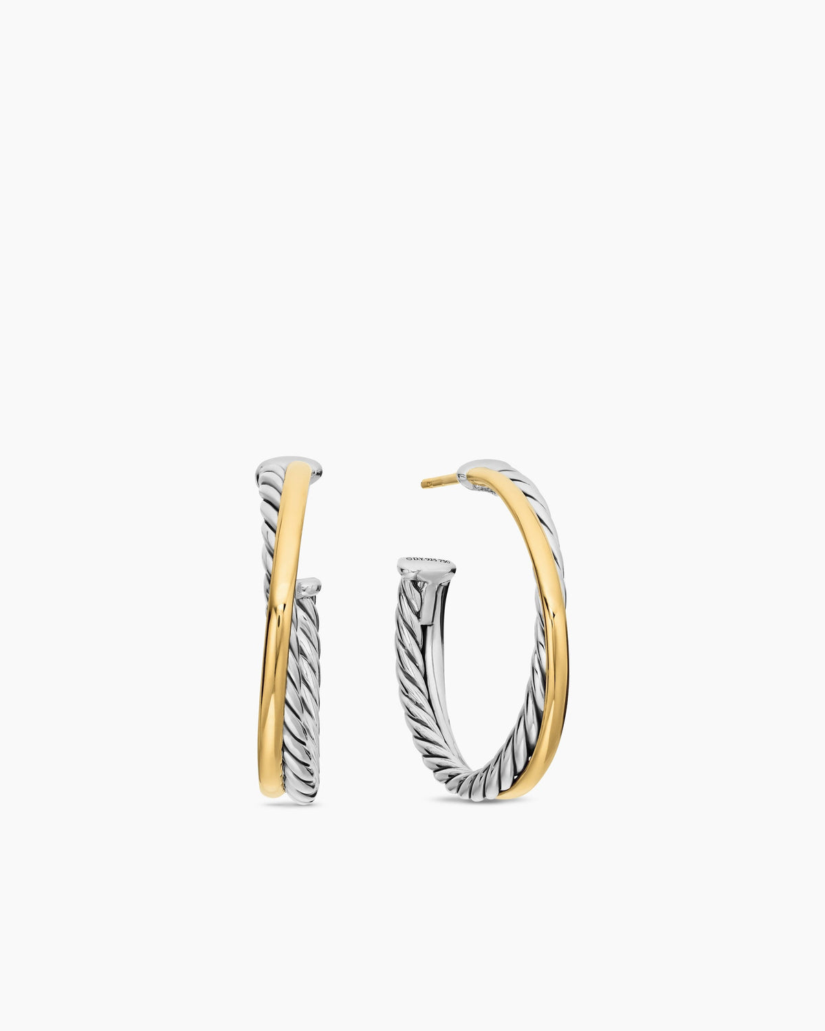 David Yurman Crossover Hoop Earrings David Yurman Women’s