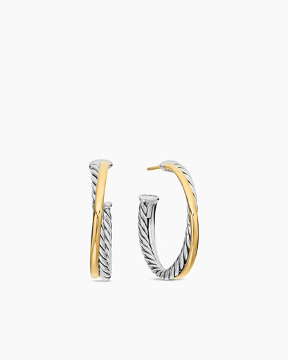 David Yurman Crossover Hoop Earrings David Yurman Women’s