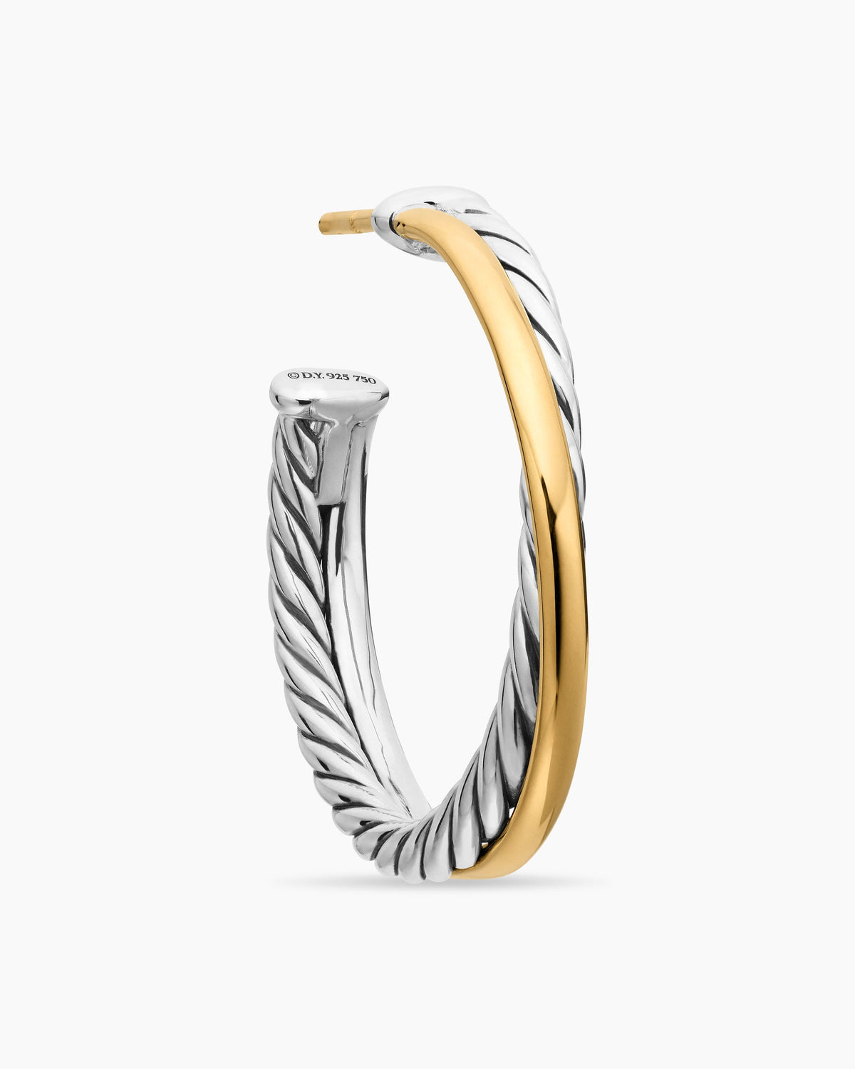 David Yurman Crossover Hoop Earrings David Yurman Women’s