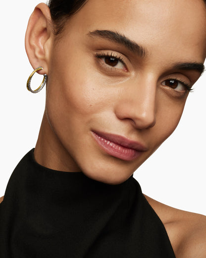 David Yurman Crossover Hoop Earrings David Yurman Women’s