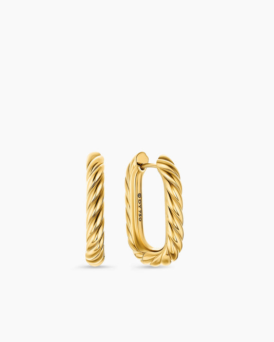 David Yurman DY Madison Cable Hoop Earrings David Yurman Women’s