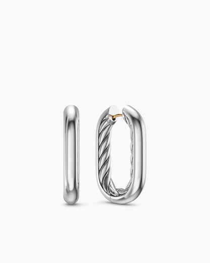 David Yurman DY Madison® Smooth Hoop Earrings in Sterling Silver, 29.5mm David Yurman Women’s