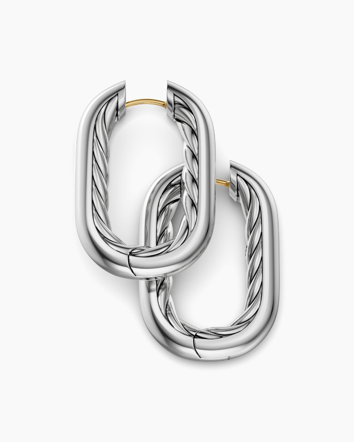 David Yurman DY Madison® Smooth Hoop Earrings in Sterling Silver, 29.5mm David Yurman Women’s