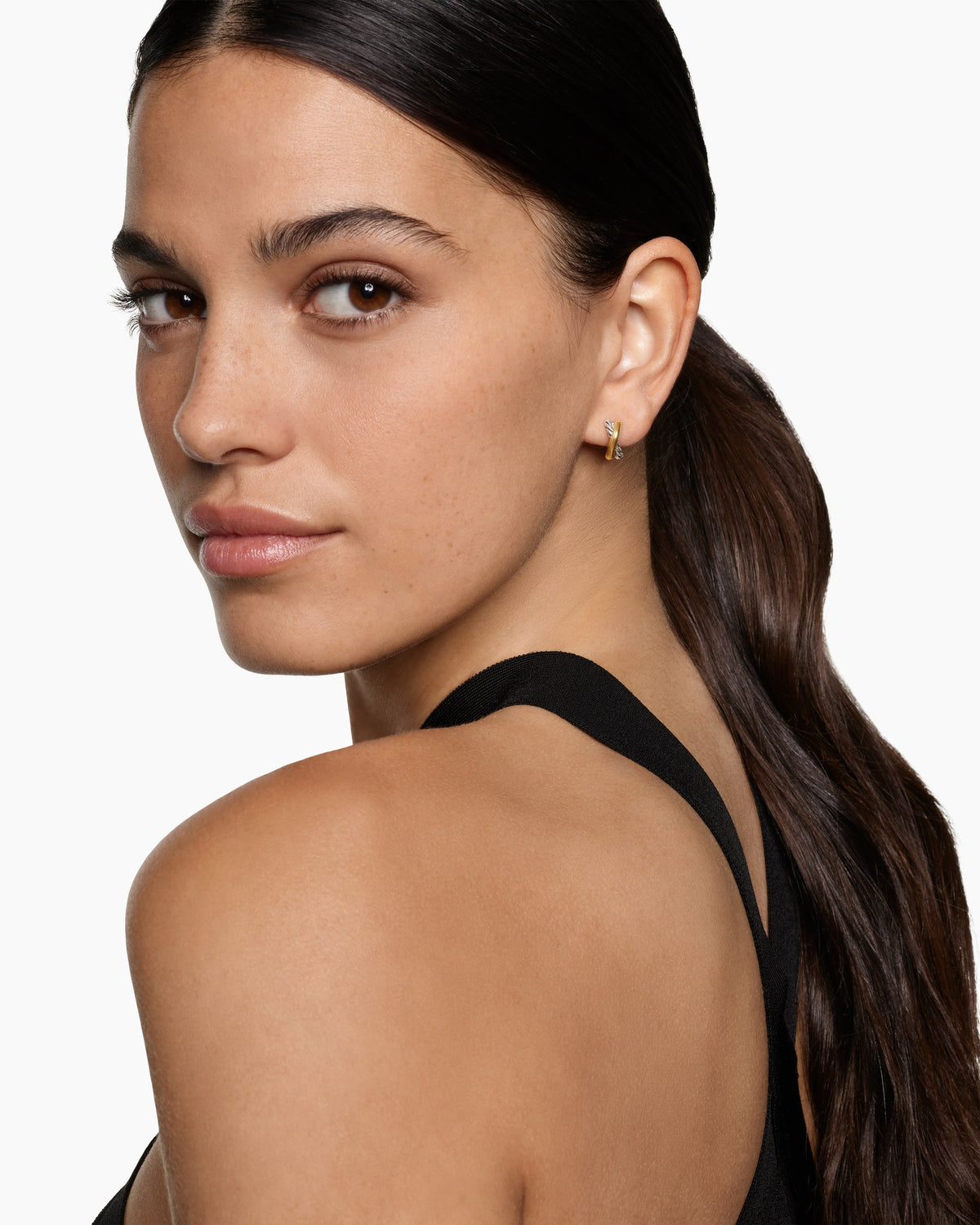David Yurman Crossover Huggie Hoop Earrings David Yurman Women’s