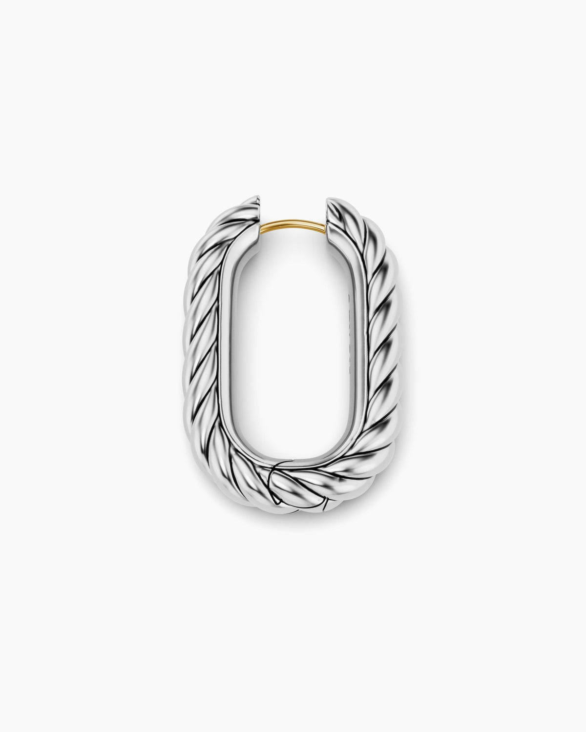 David Yurman DY Madison® Cable Hoop Earrings in Sterling Silver, 29.3mm David Yurman Women’s
