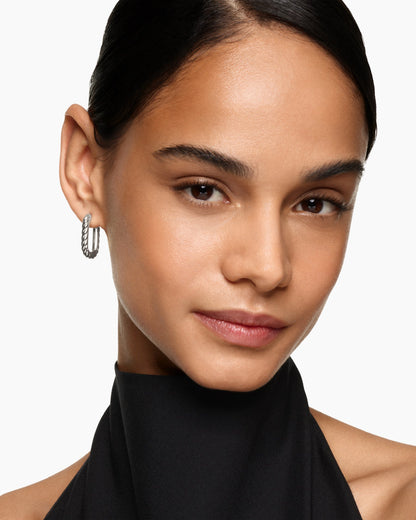David Yurman DY Madison Cable Hoop Earrings David Yurman Women’s