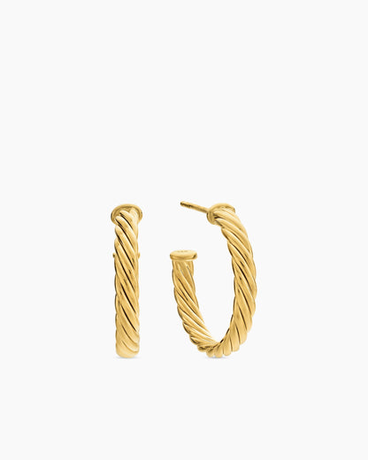 David Yurman Cablespira Hoop Earrings David Yurman Women’s