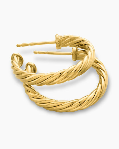 David Yurman Cablespira Hoop Earrings David Yurman Women’s