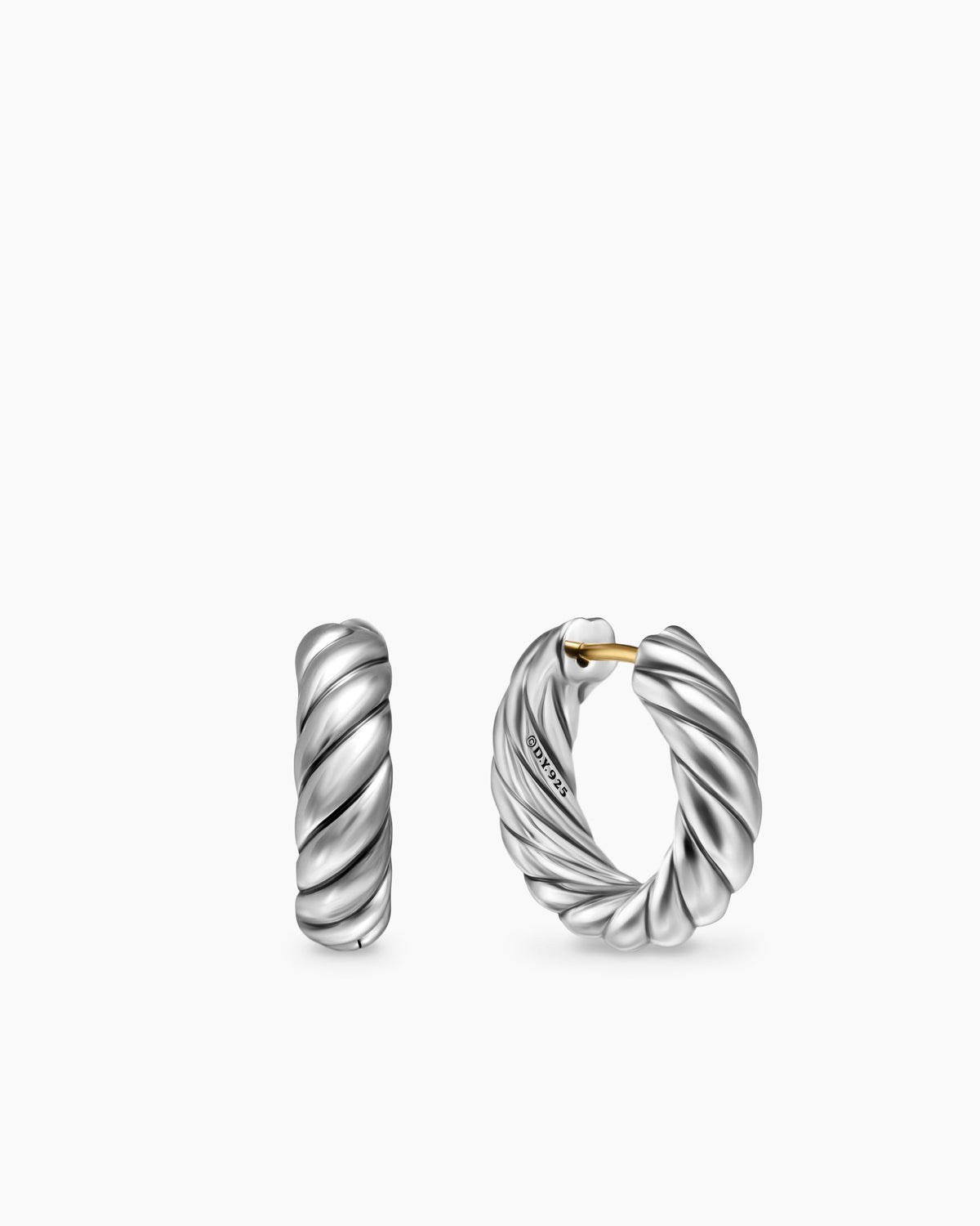 David Yurman Sculpted Cable Hoop Earrings David Yurman Women’s