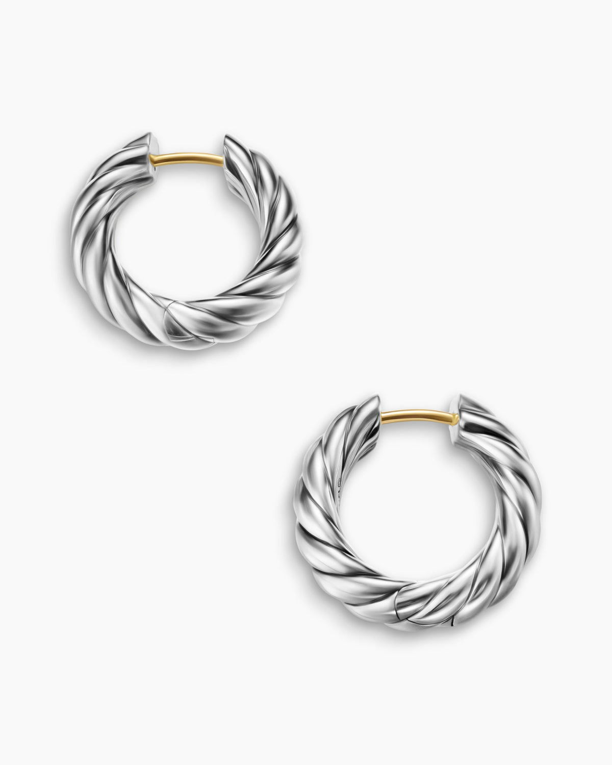 David Yurman Sculpted Cable Hoop Earrings David Yurman Women’s