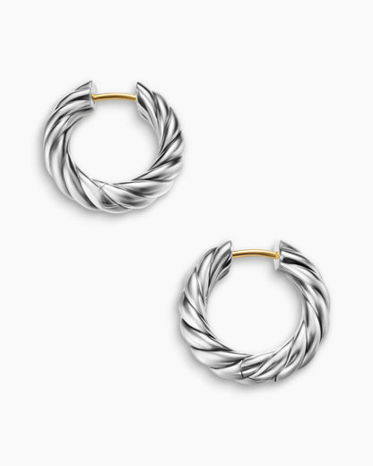 David Yurman Sculpted Cable Hoop Earrings David Yurman Women’s
