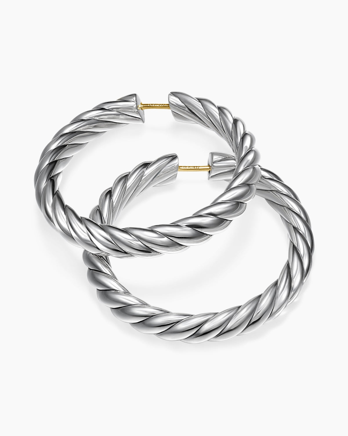 David Yurman Sculpted Cable Hoop Earrings David Yurman Women’s