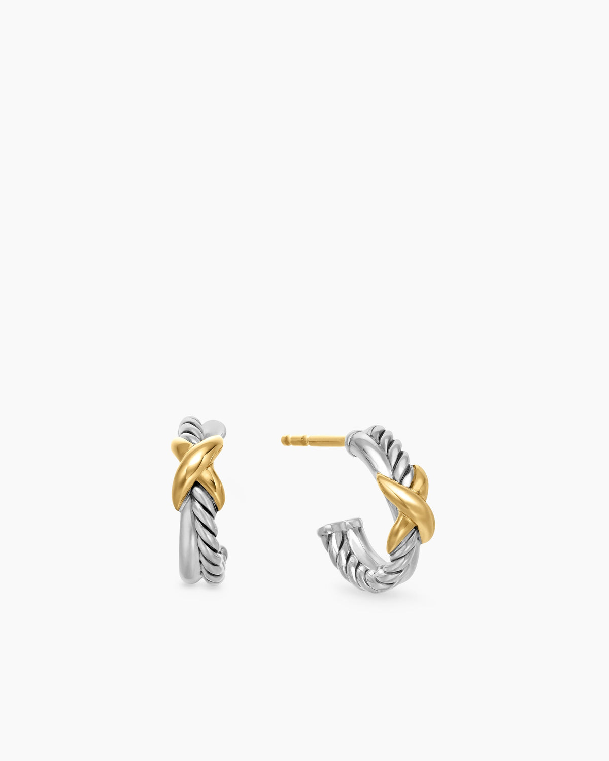 David Yurman Petite X Hoop Earrings David Yurman Women’s