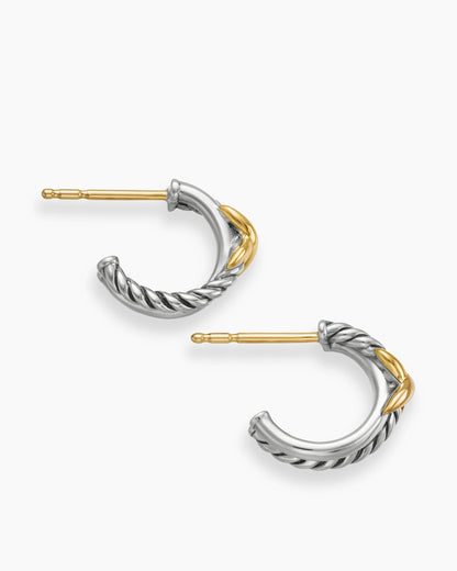 David Yurman Petite X Hoop Earrings David Yurman Women’s