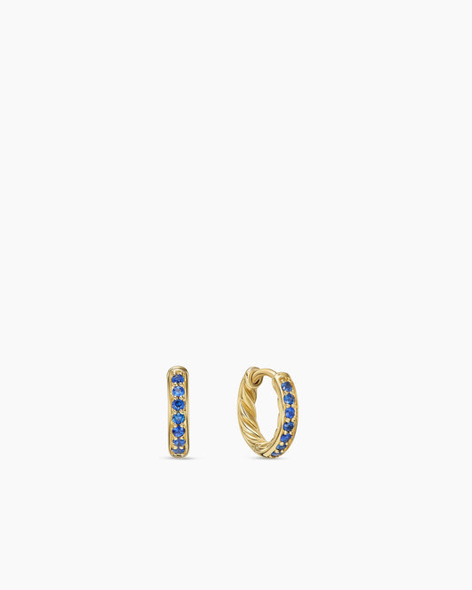 David Yurman Petite Pavé Huggie Hoop Earrings David Yurman Women’s