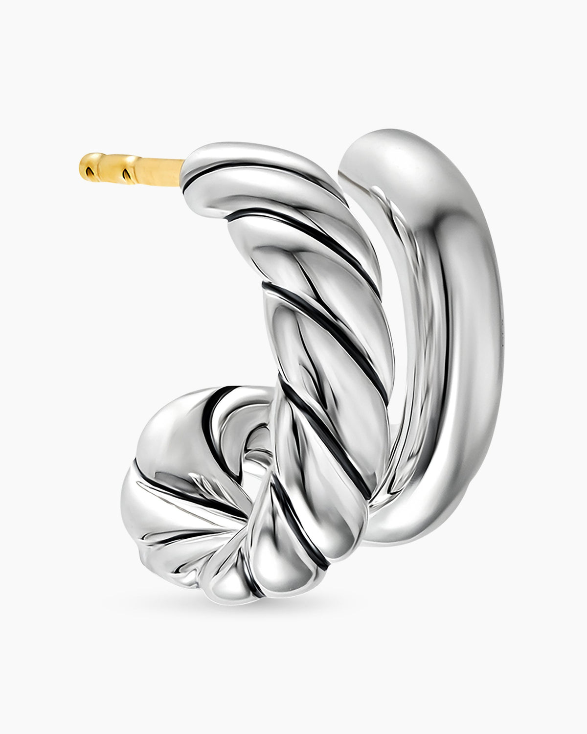 David Yurman DY Mercer Double Hoop Huggie Earrings David Yurman Women’s