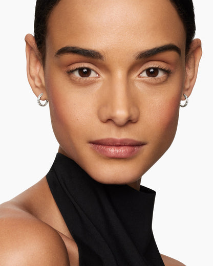 David Yurman Pavé Huggie Hoop Earrings David Yurman Women’s