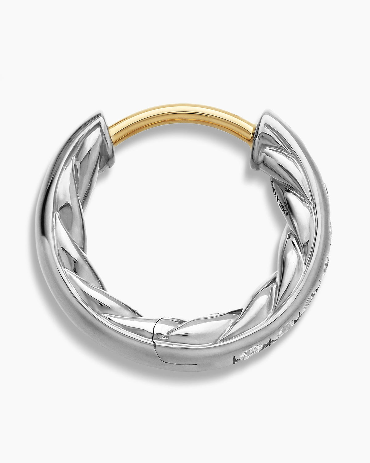 David Yurman Pavé Huggie Hoop Earrings David Yurman Women’s