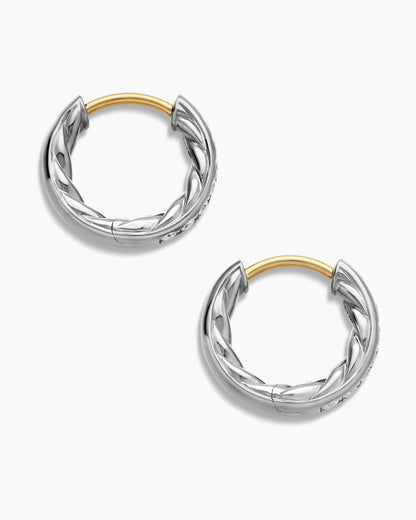 David Yurman Pavé Huggie Hoop Earrings David Yurman Women’s