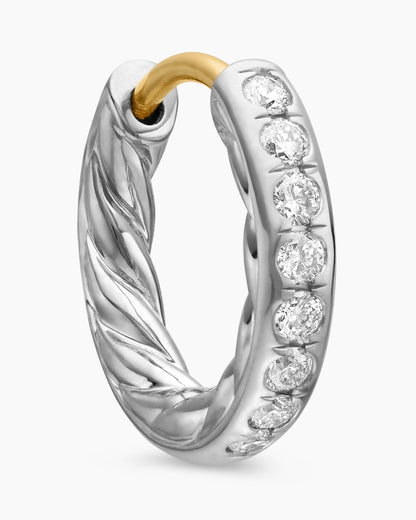David Yurman Pavé Huggie Hoop Earrings David Yurman Women’s
