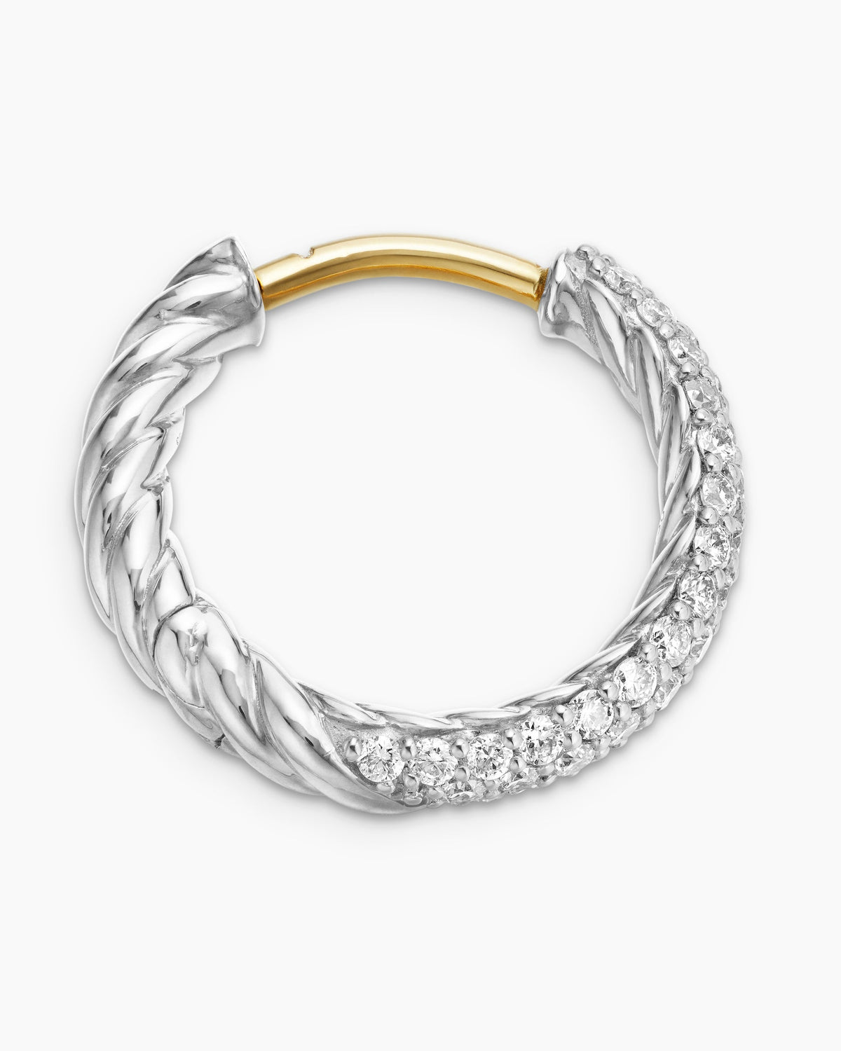 David Yurman Petite Pavé Huggie Hoop Earrings David Yurman Women’s