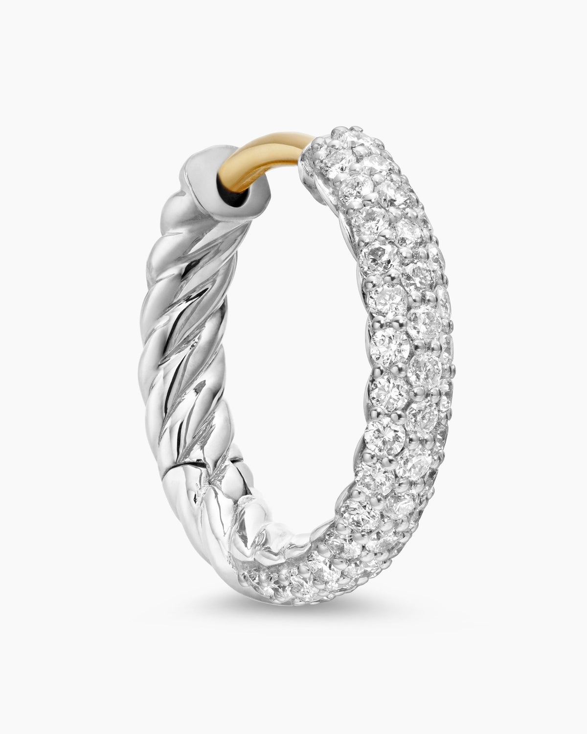 David Yurman Petite Pavé Huggie Hoop Earrings David Yurman Women’s