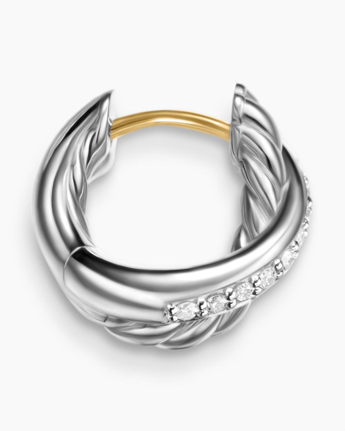 David Yurman Crossover Huggie Hoop Earrings David Yurman Women’s