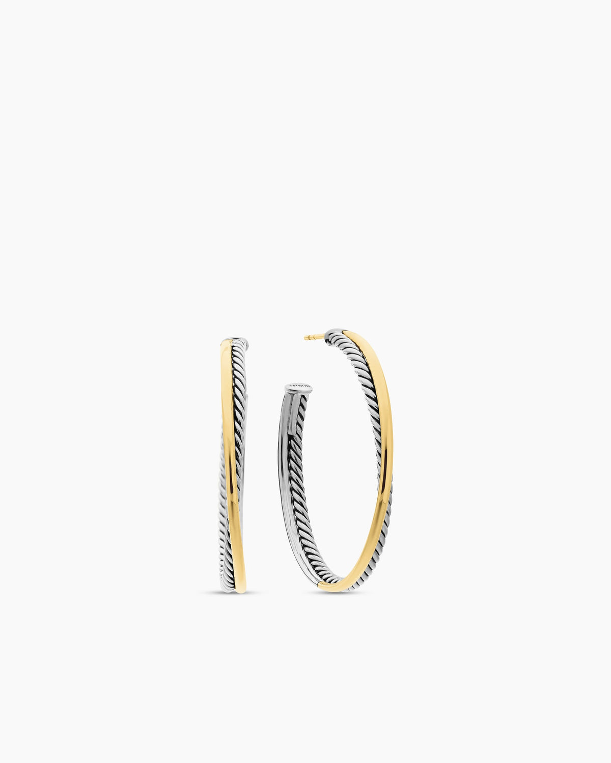David Yurman Crossover Hoop Earrings David Yurman Women’s
