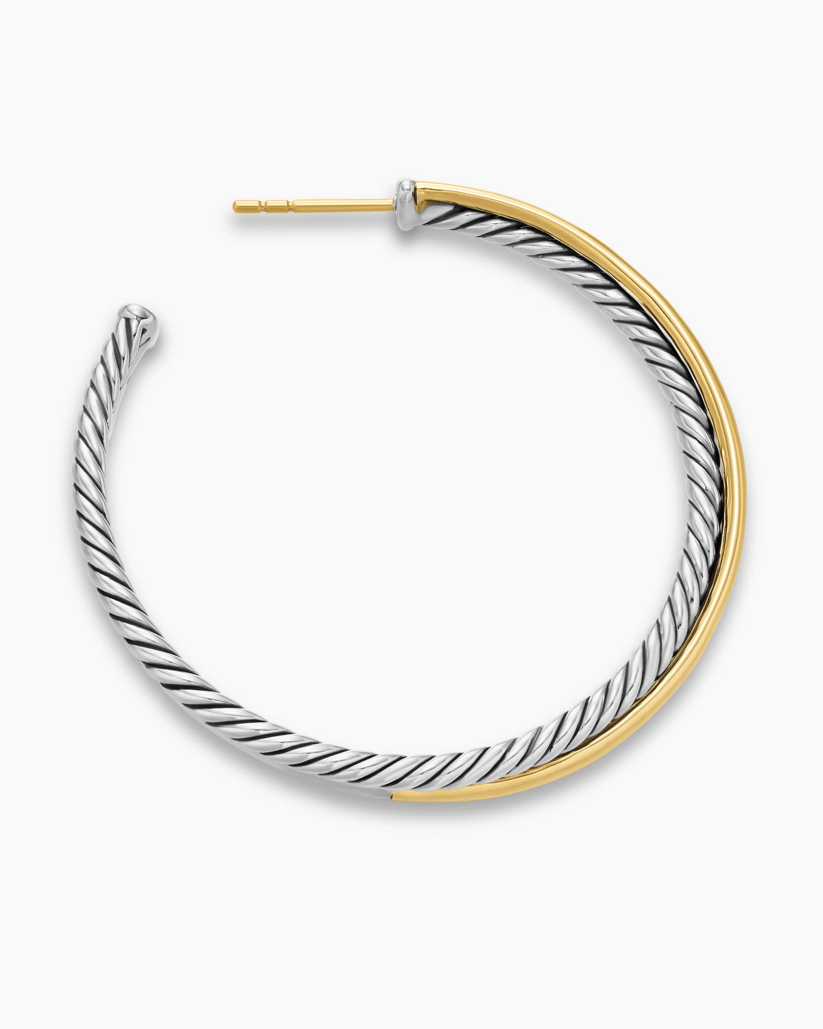 David Yurman Crossover Hoop Earrings David Yurman Women’s