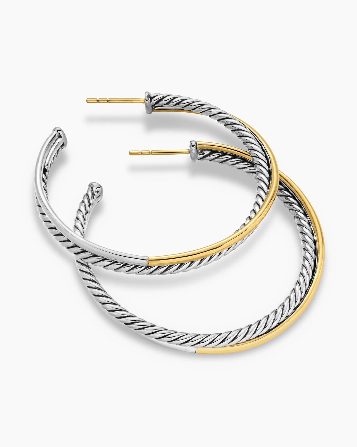 David Yurman Crossover Hoop Earrings David Yurman Women’s