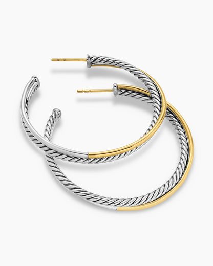 David Yurman Crossover Hoop Earrings David Yurman Women’s