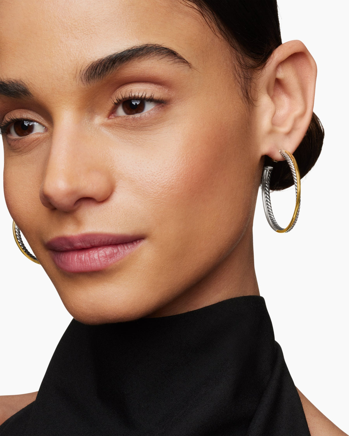 David Yurman Crossover Hoop Earrings David Yurman Women’s