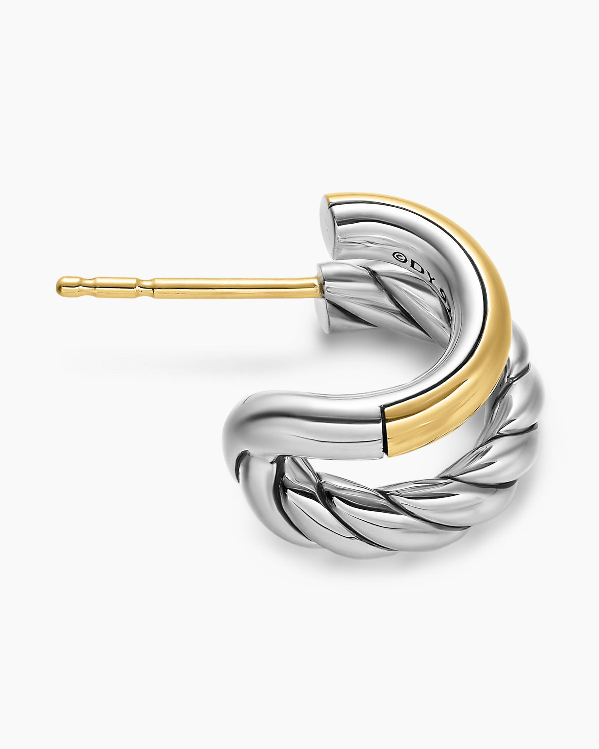 David Yurman DY Mercer Double Hoop Huggie Earrings David Yurman Women’s