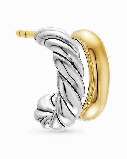 David Yurman DY Mercer Double Hoop Huggie Earrings David Yurman Women’s