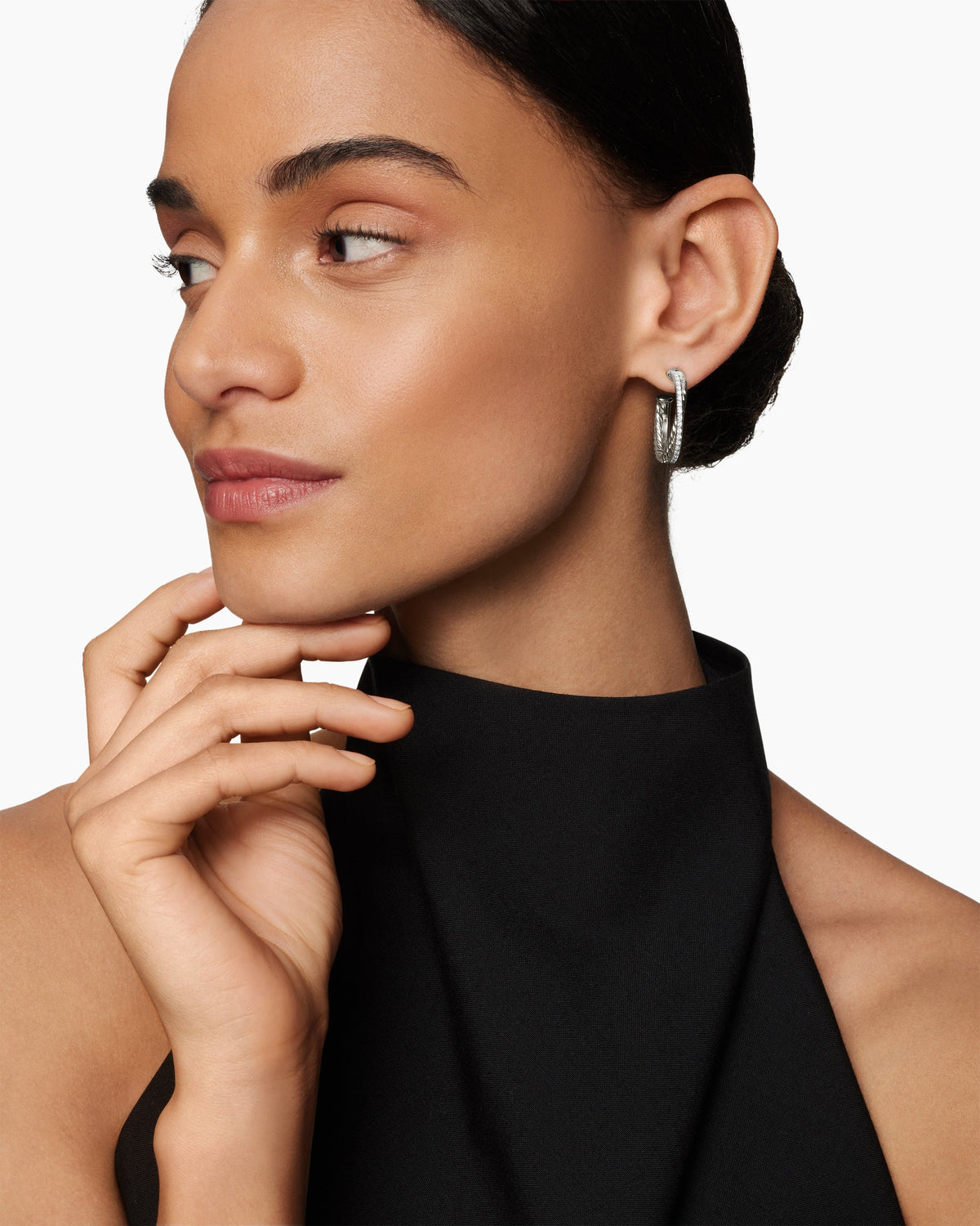 David Yurman Crossover Hoop Earrings David Yurman Women’s