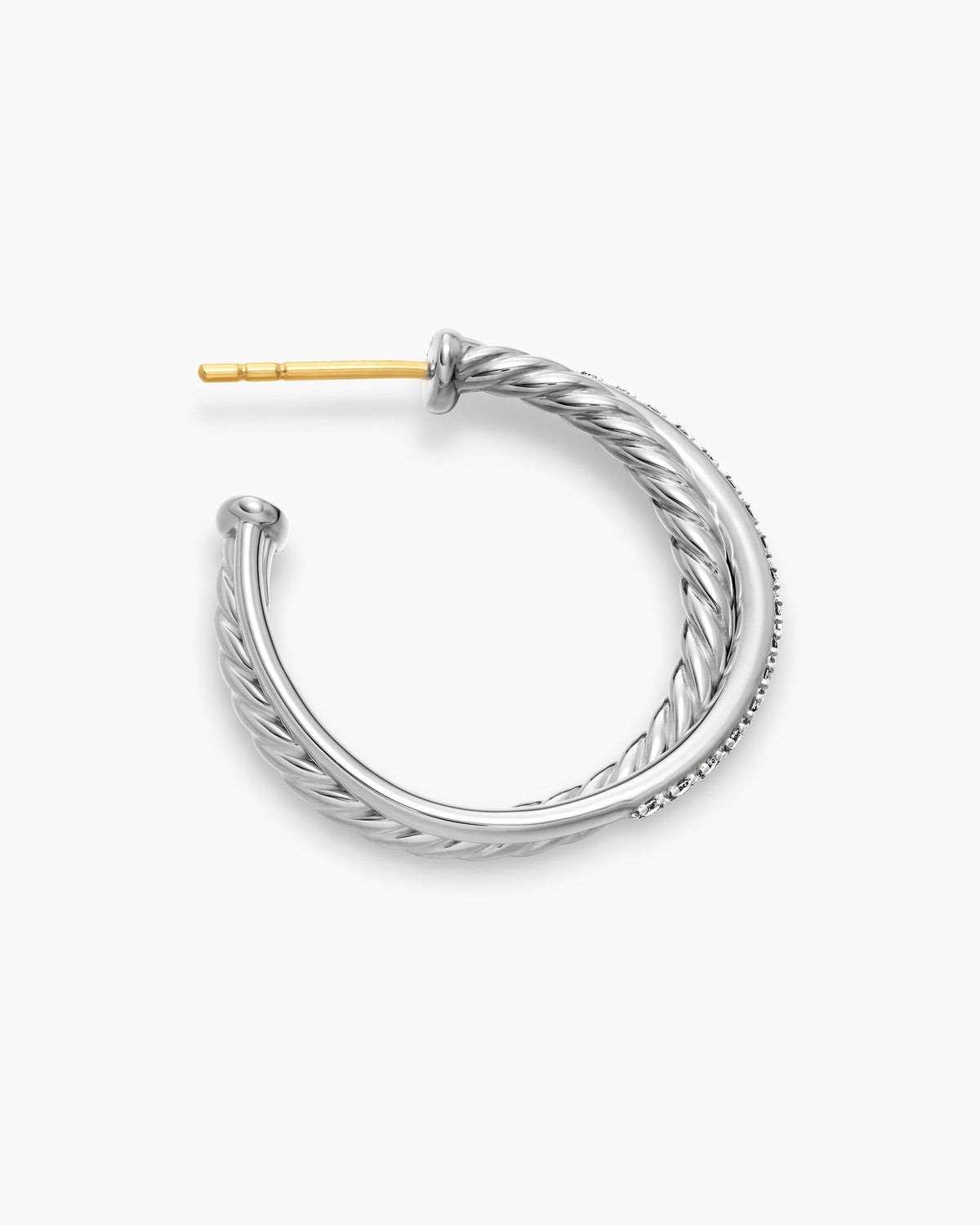 David Yurman Crossover Hoop Earrings David Yurman Women’s