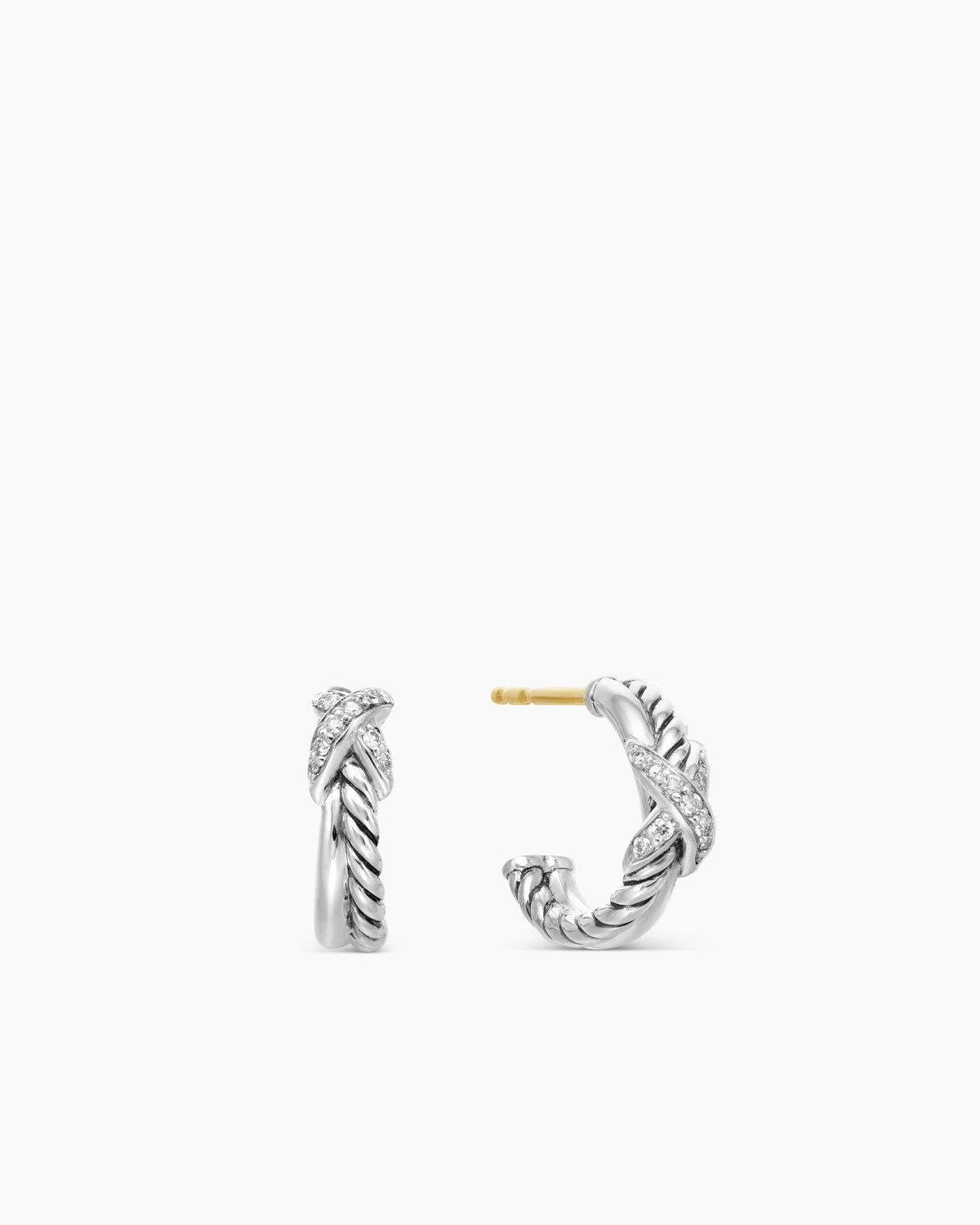 David Yurman Petite X Hoop Earrings David Yurman Women’s