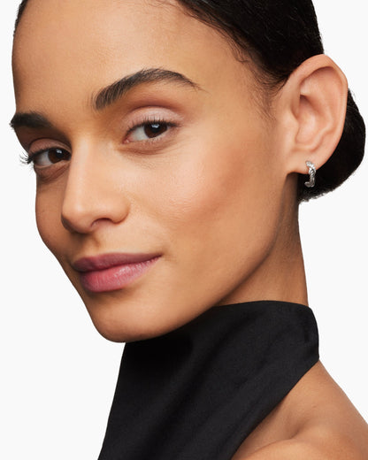 David Yurman Petite X Hoop Earrings David Yurman Women’s